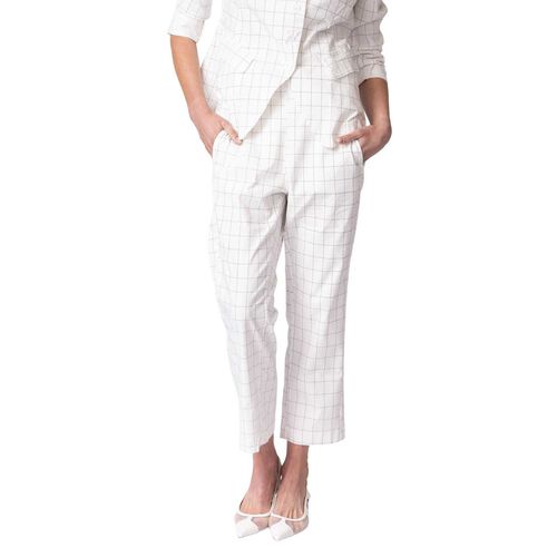 Rundholz Check Slim Leg Pant